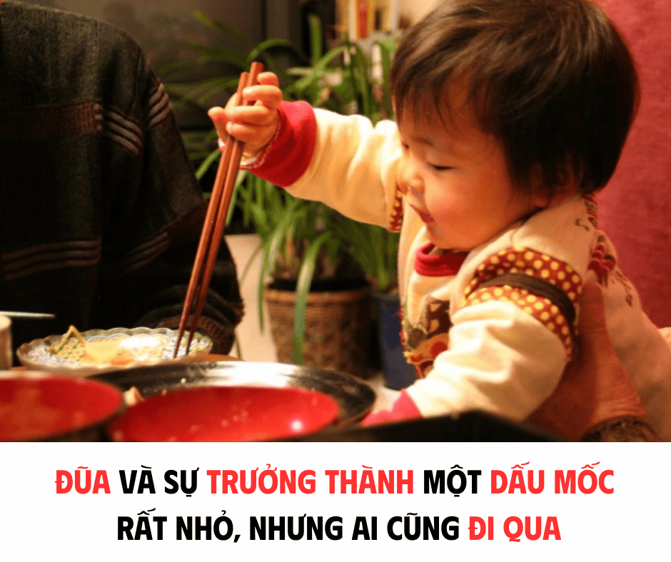 ĐŨA VÀ SỰ TRƯỞNG THÀNH - MỘT DẤU MỐC RẤT NHỎ, NHƯNG AI CŨNG ĐI QUA