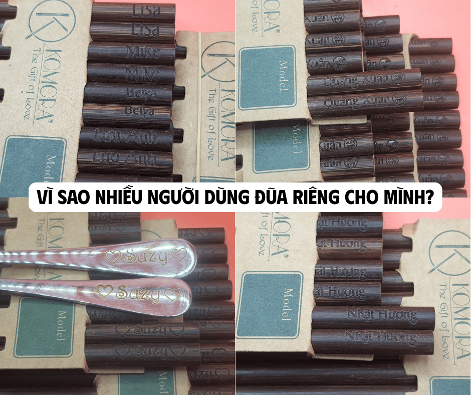 VÌ SAO NHIỀU NGƯỜI THÍCH DÙNG ĐŨA CHO RIÊNG MÌNH?