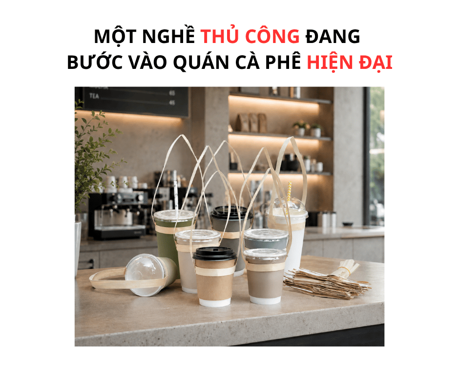 MỘT NGHỀ THỦ CÔNG ĐANG BƯỚC VÀO QUÁN CÀ PHÊ HIỆN ĐẠI