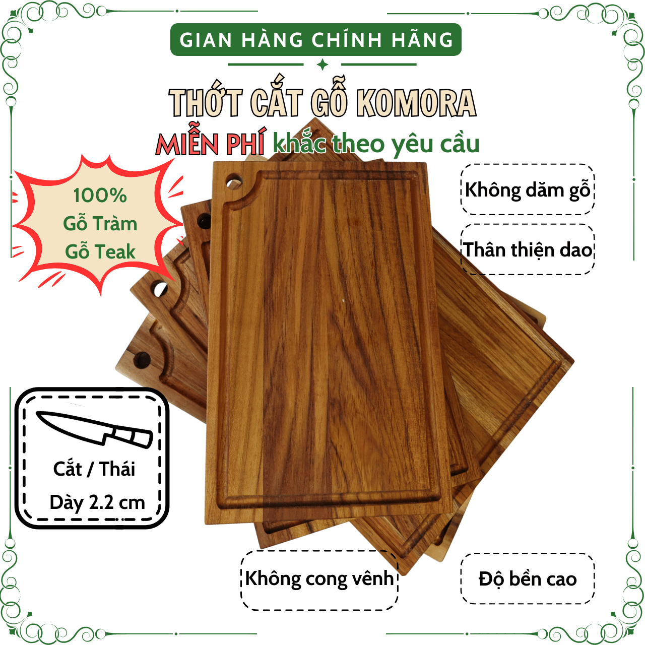 Thớt Cắt - Ghép Tấm