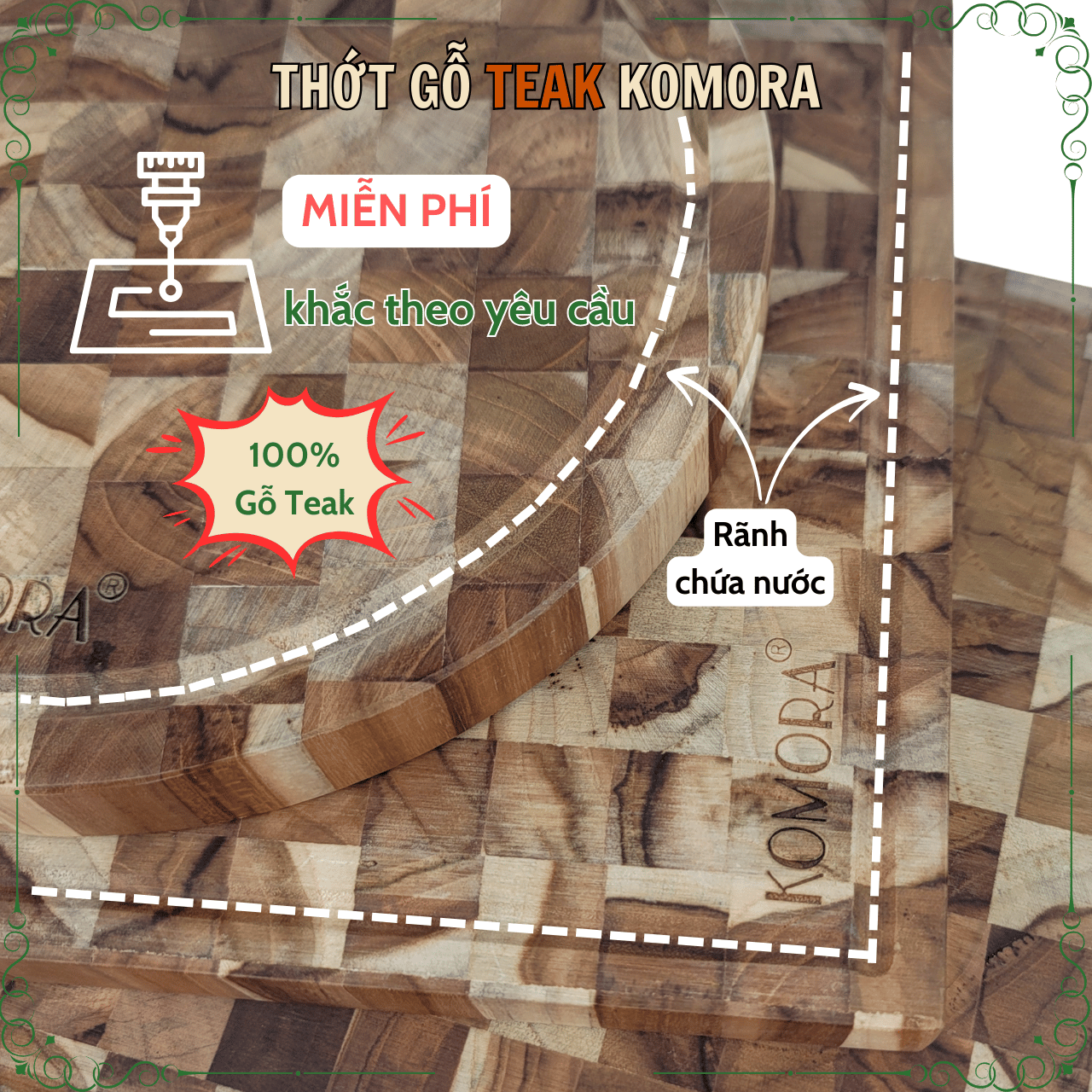 Thớt Gỗ Teak