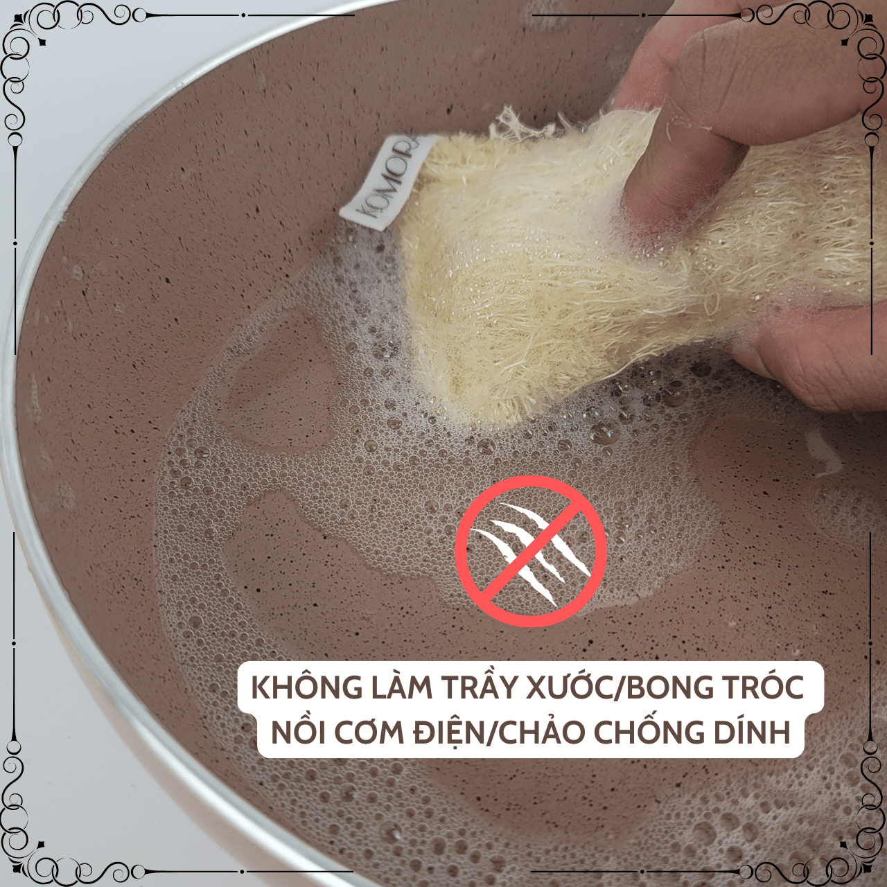 Miếng Rửa Chén Xơ Mướp