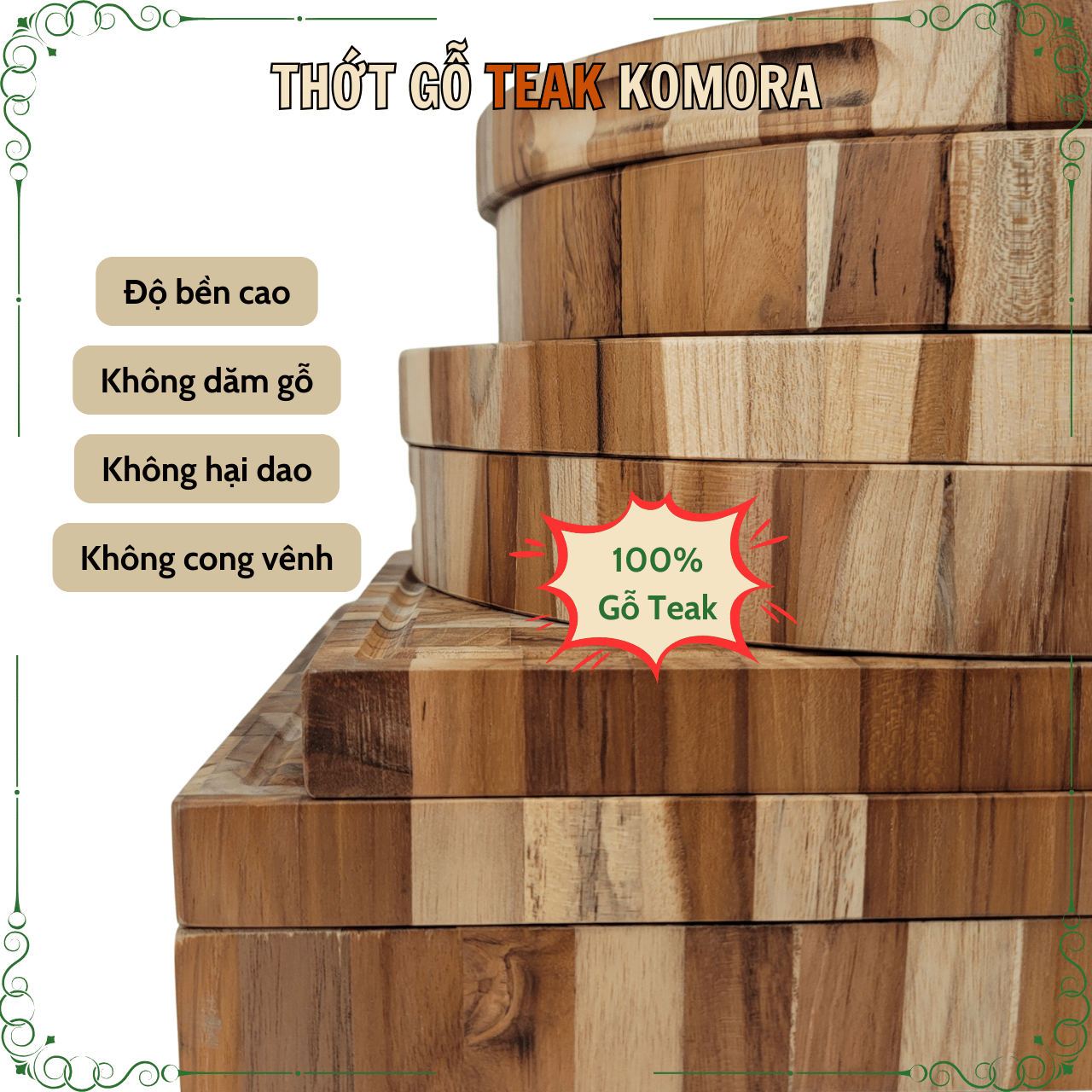 Thớt Gỗ Teak