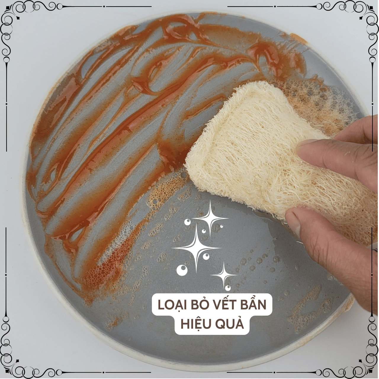 Miếng Rửa Chén Xơ Mướp