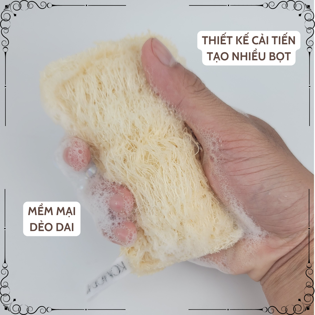 Miếng Rửa Chén Xơ Mướp