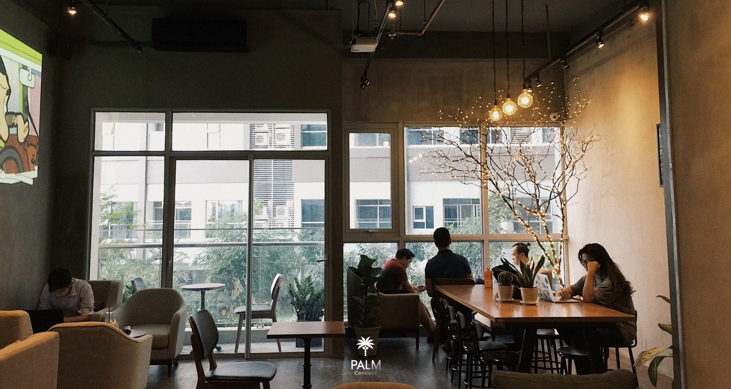 Thiết kế quán Cafe KONG COFFEE trong khu dân cư Vinhomes