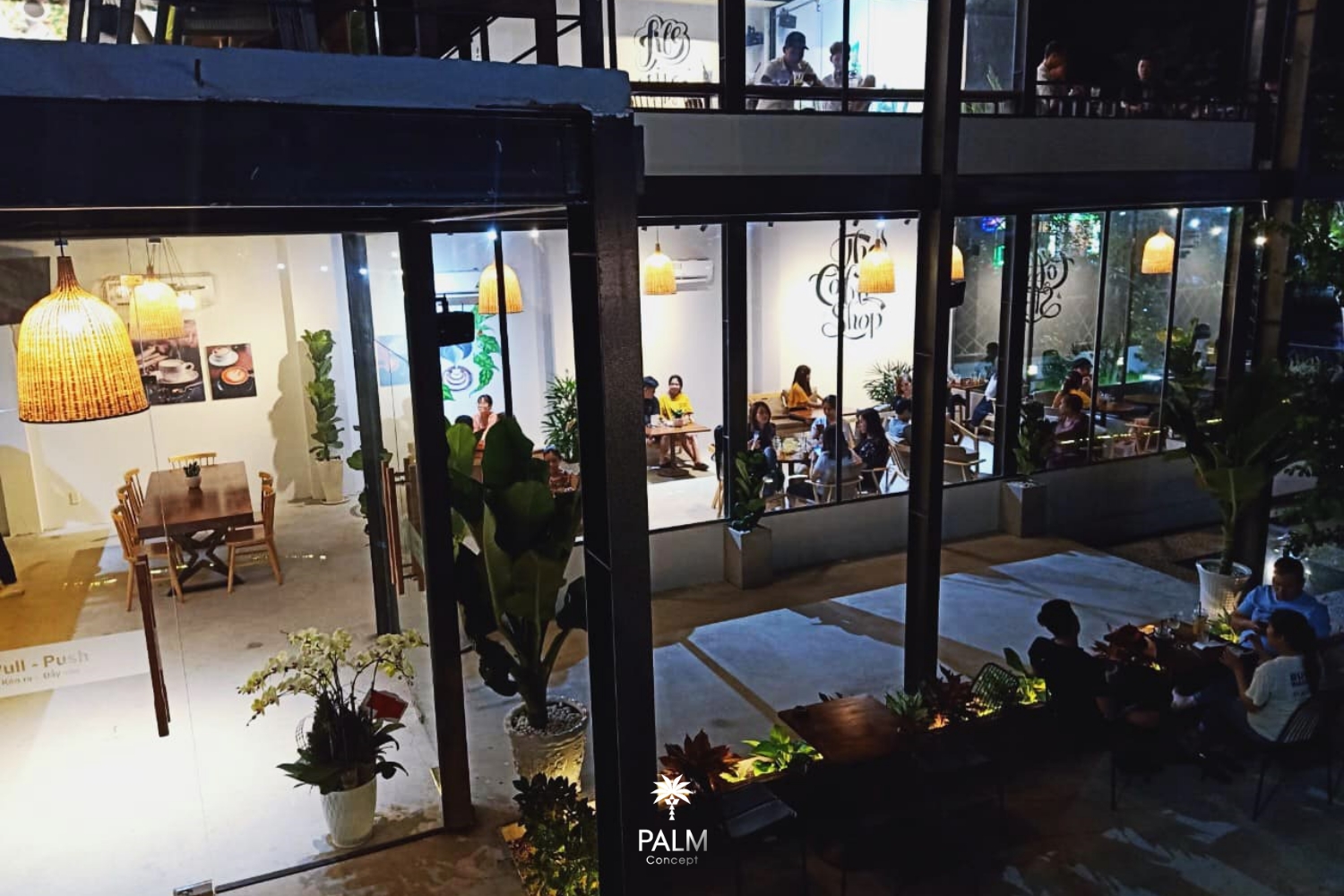 Thiết kế quán Cafe sân vườn Paradise Đức Hòa