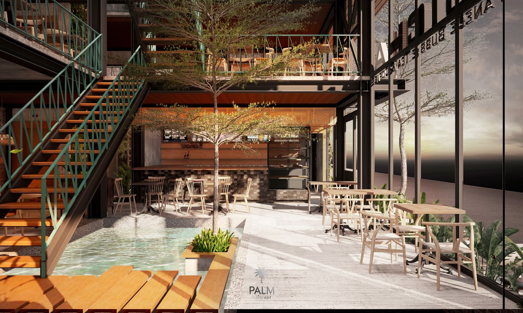 thiet-ke-quan-cafe-koicha-phong-cach-industrial