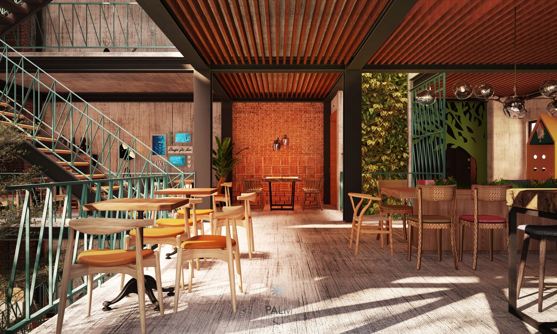 thiet-ke-quan-cafe-koicha-phong-cach-industrial