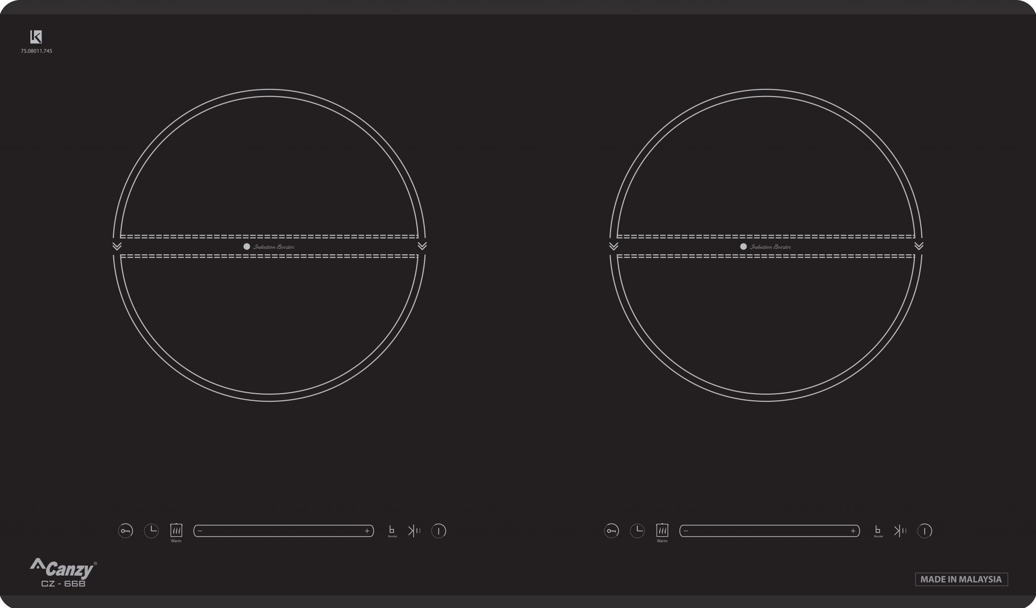 Bếp từ cao cấp Canzy CZ 66B