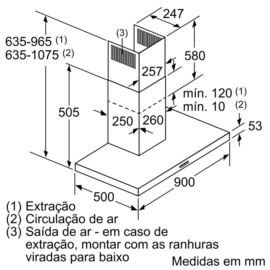 Máy hút mùi áp tường Bosch DWB97IM50
