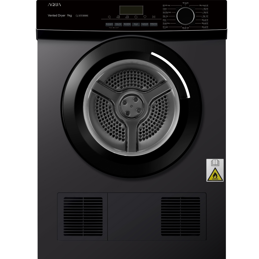 Máy sấy thông hơi Aqua 9 kg AQH-V901K PS