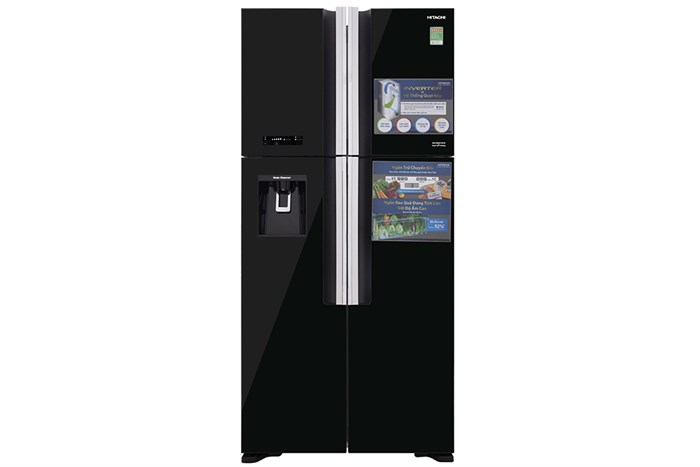 Tủ lạnh 4 cánh Inverter 540 Lít HITACHI R-FW690PGV7X (GBK)