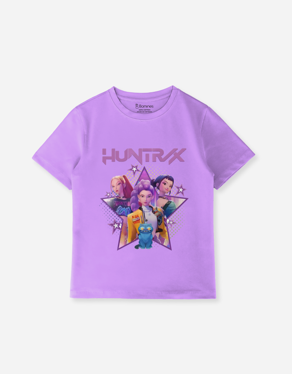 Áo thun bé gái Huntrix Bomines