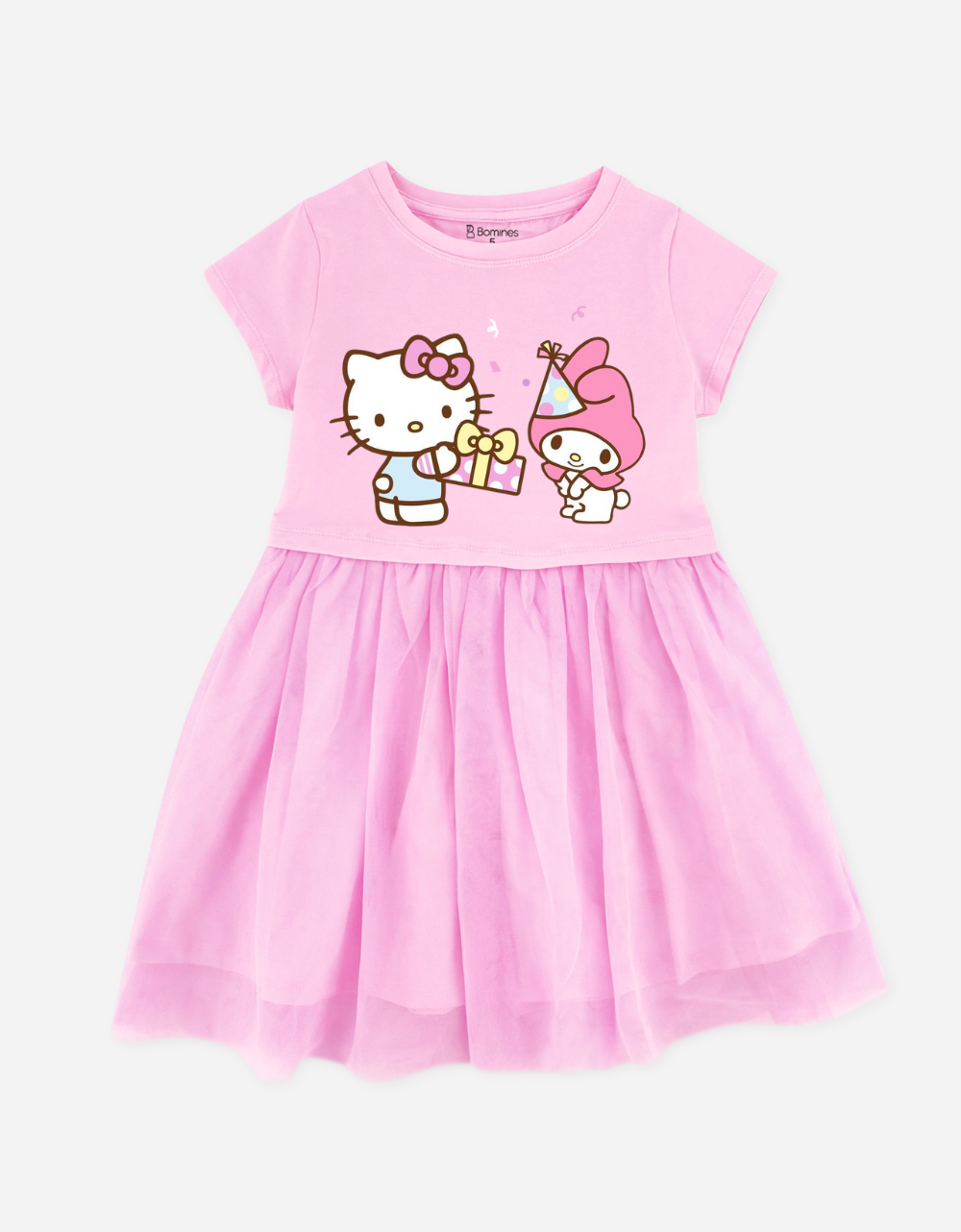 Váy bé gái tay ngắn Hello Kitty Bomines