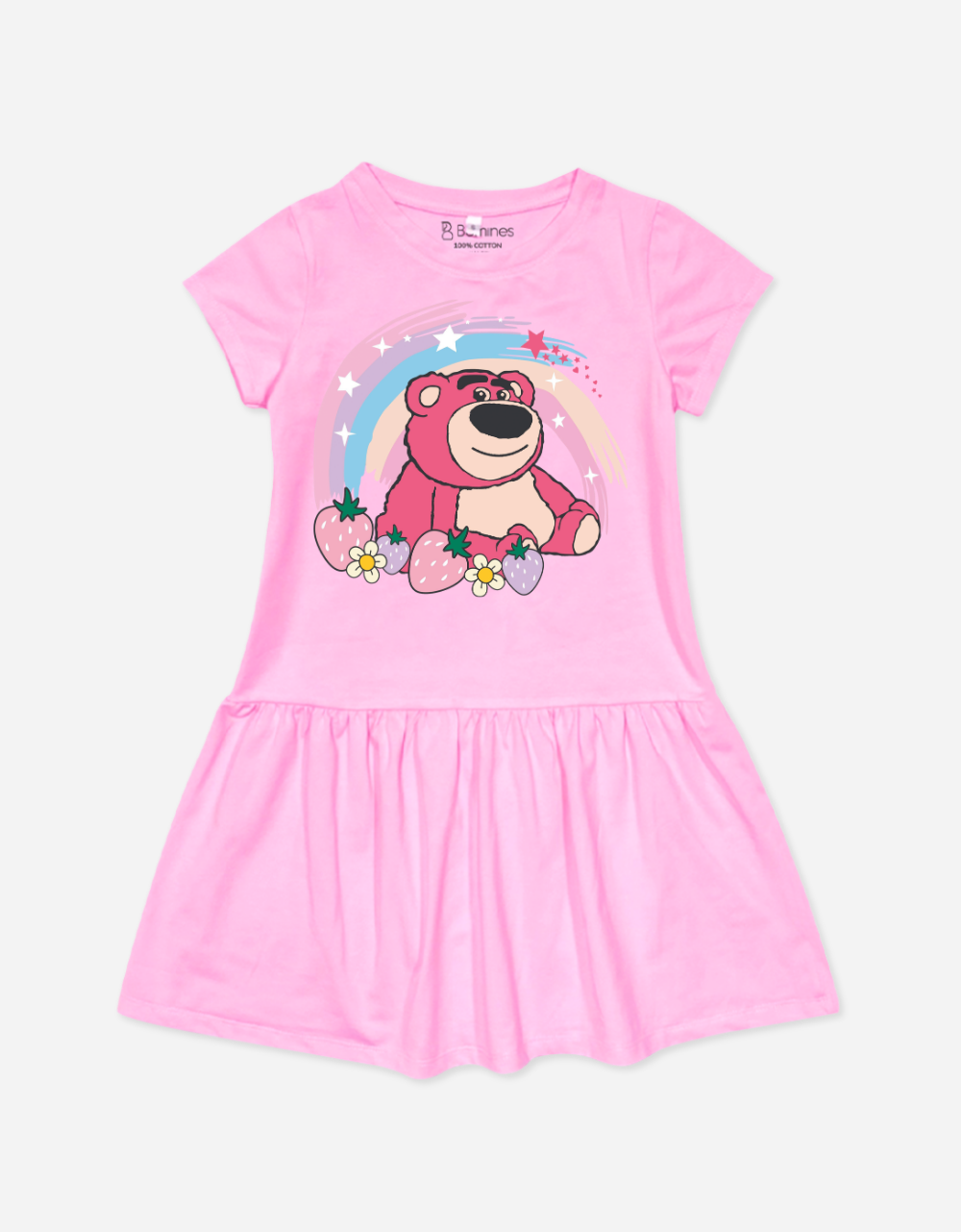 Váy bé gái Gấu dâu Lotso