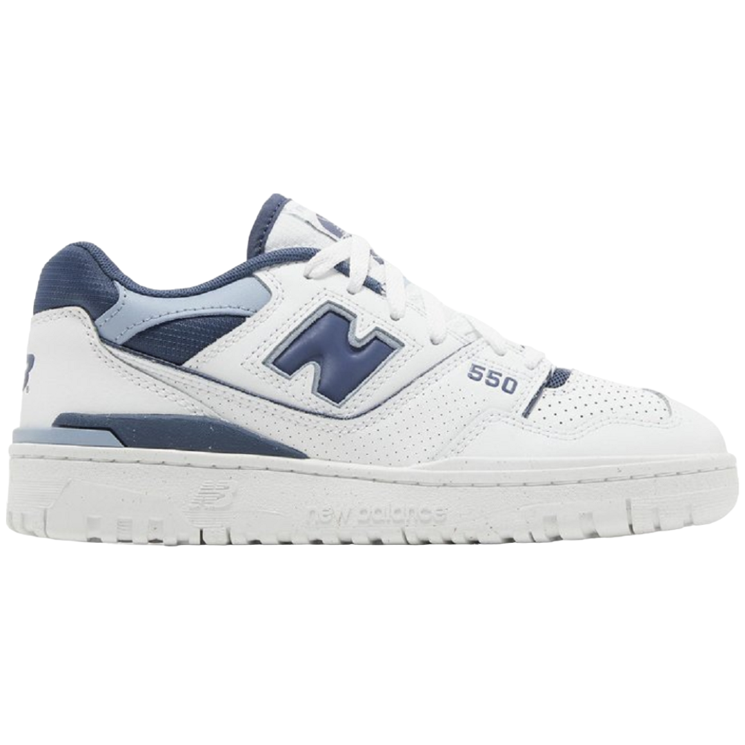 New Balance 550 White & Vintage Indigo | BBW550DY