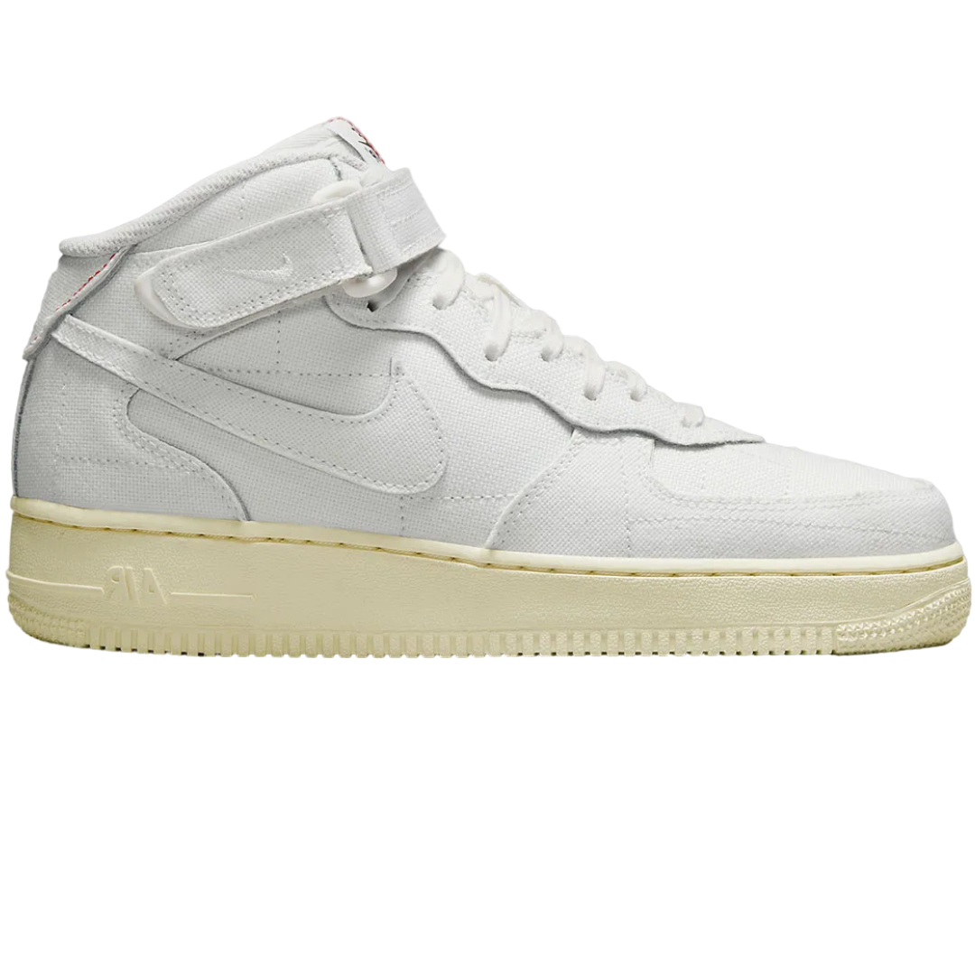 Nike Air Force 1 '07 Mid White Canvas | DZ4866-121