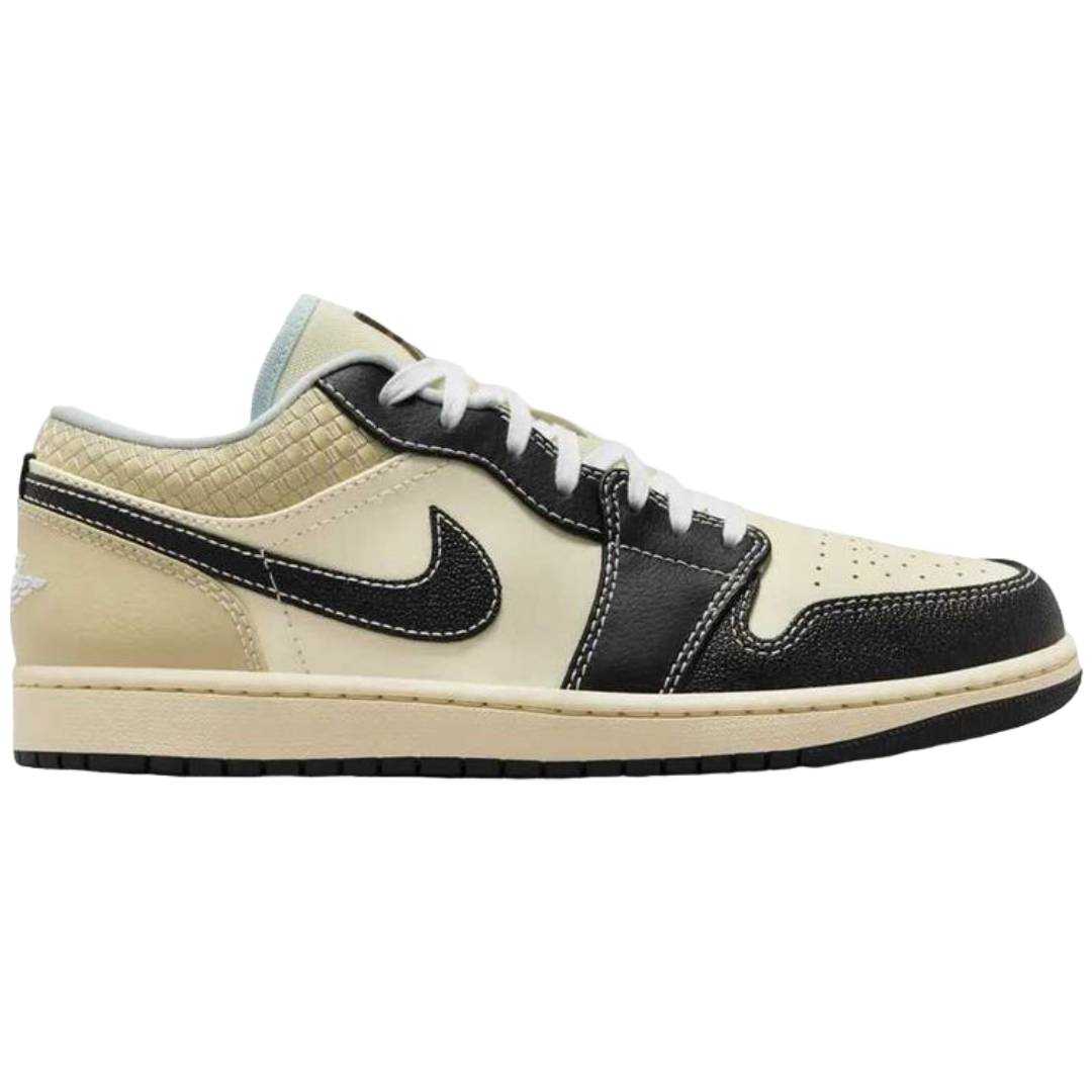 Nike Air Jordan 1 Low SE Coconut Milk Black | HQ3437-101