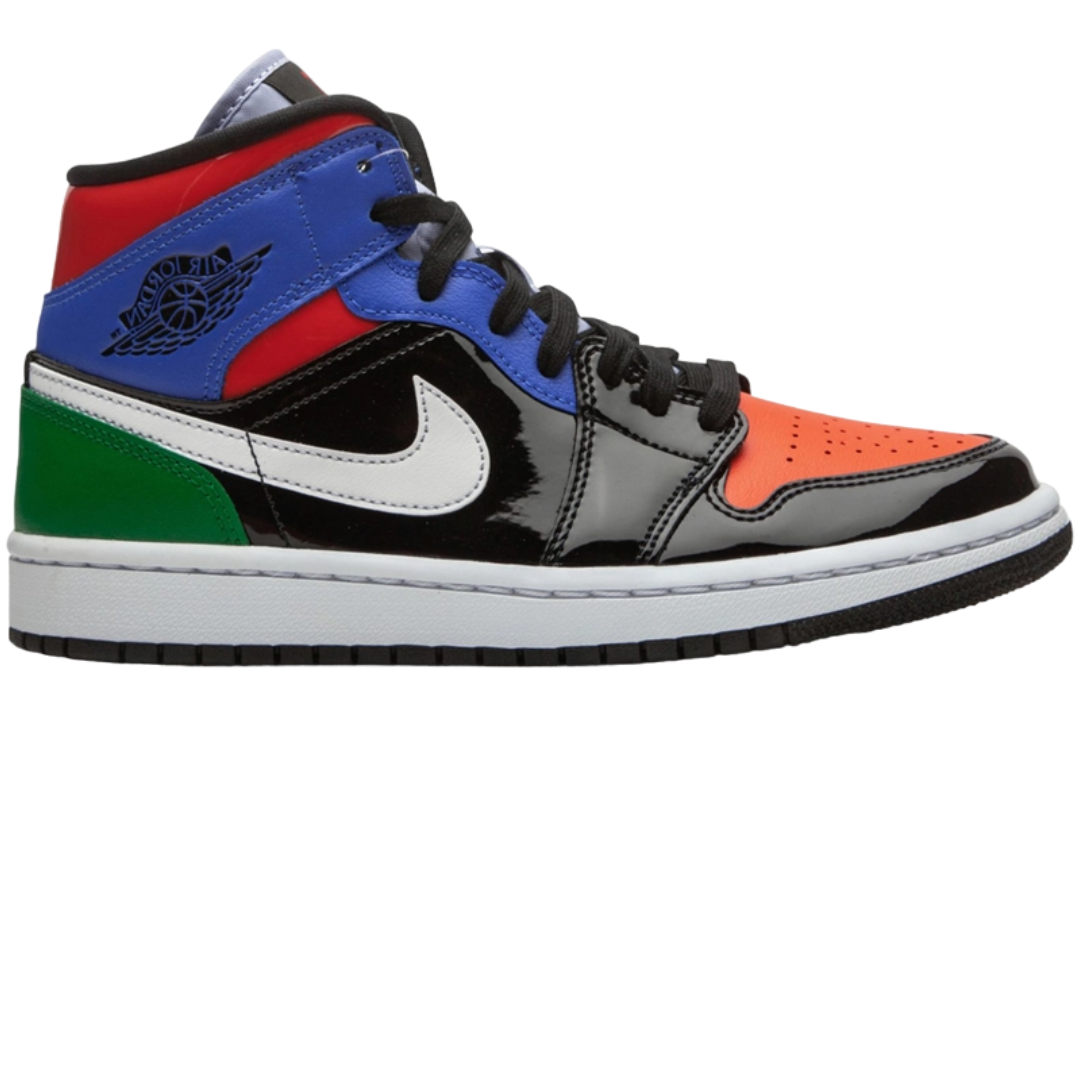nike  air jordan 1 mid se  multi patent | CV5276-001