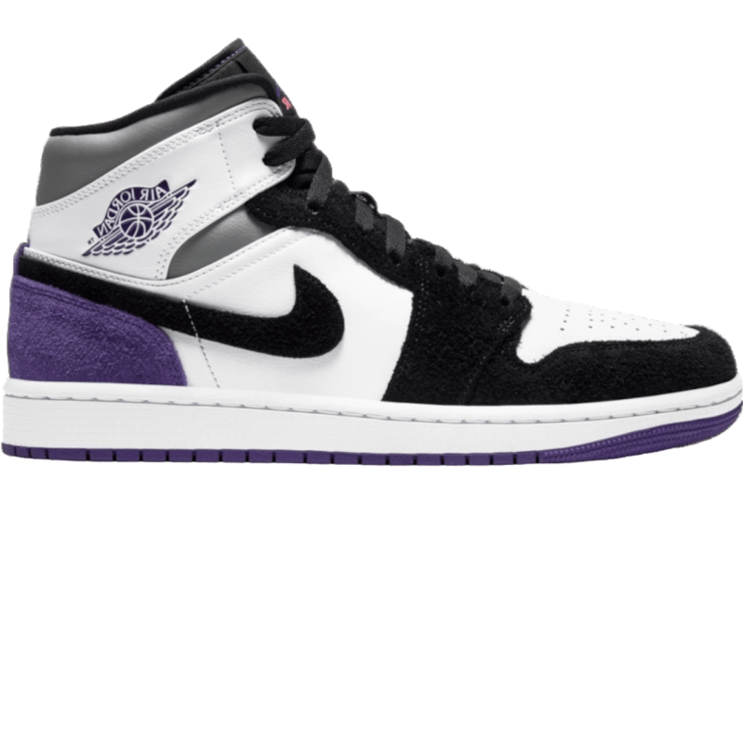 nike air jordan 1 mid varsity purple | 852542-105