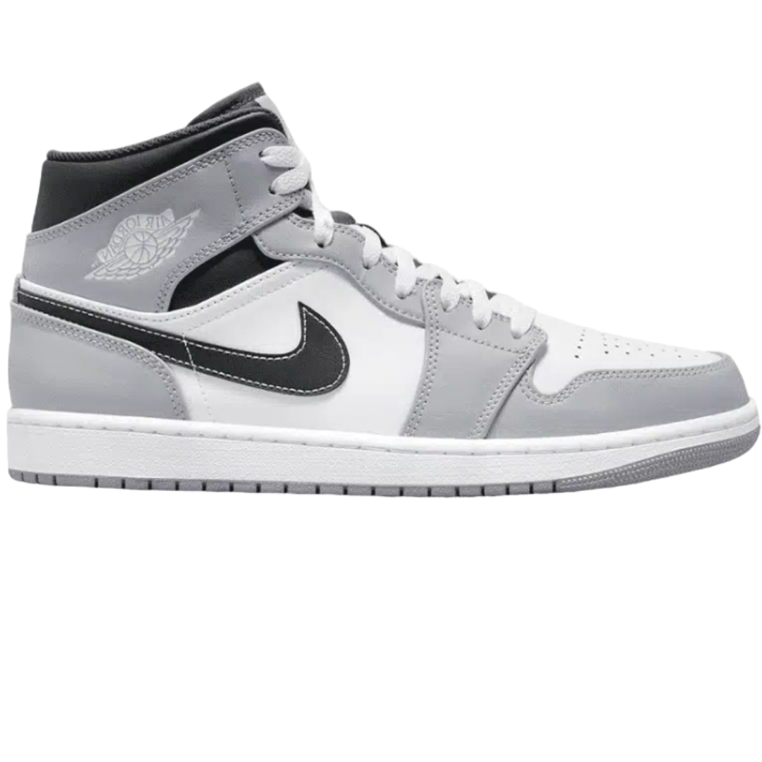 Nike Air Jordan 1 Mid Light Smoke Grey | 554724-078