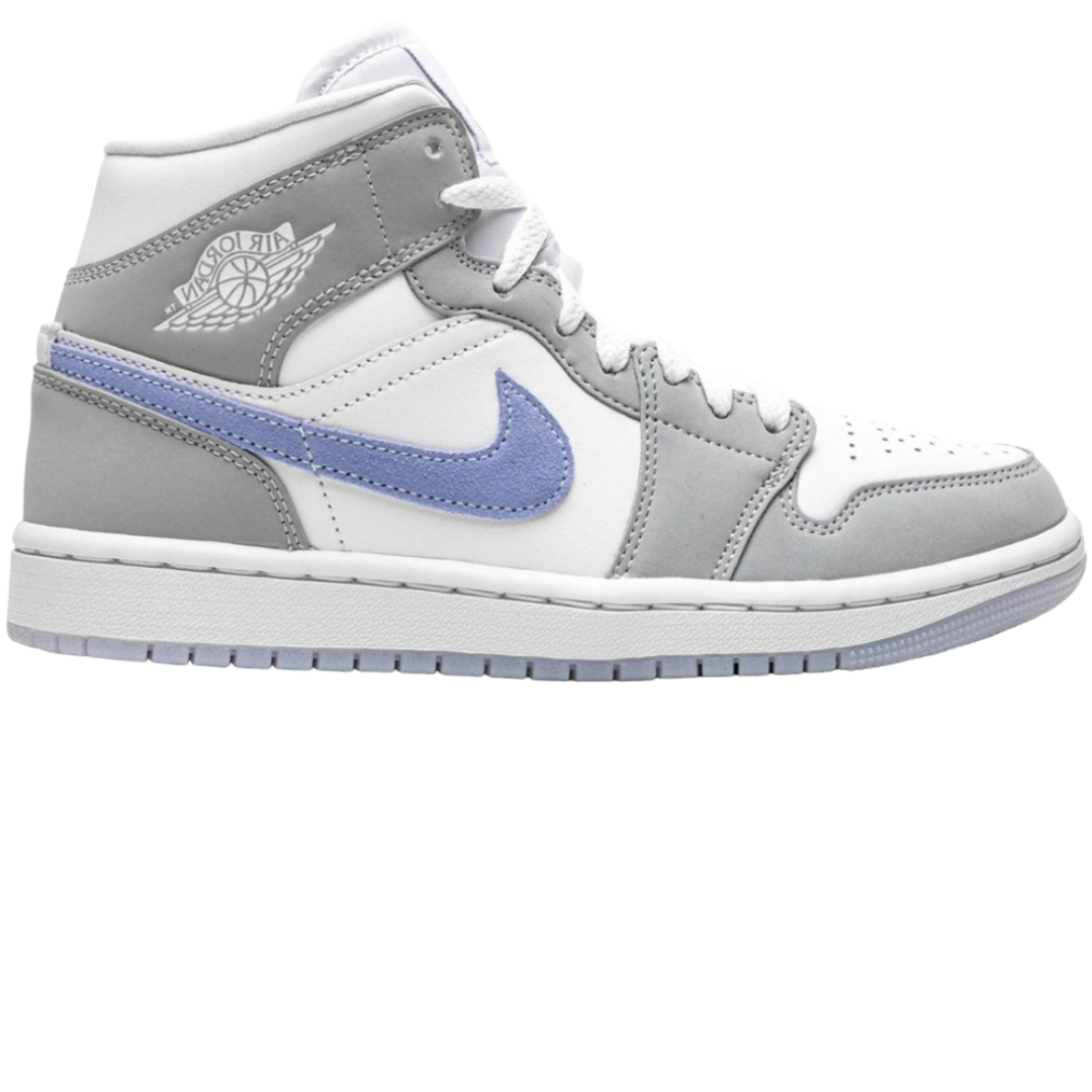 Nike Wmns Air Jordan 1 Mid Grey Blue | BQ6472-105