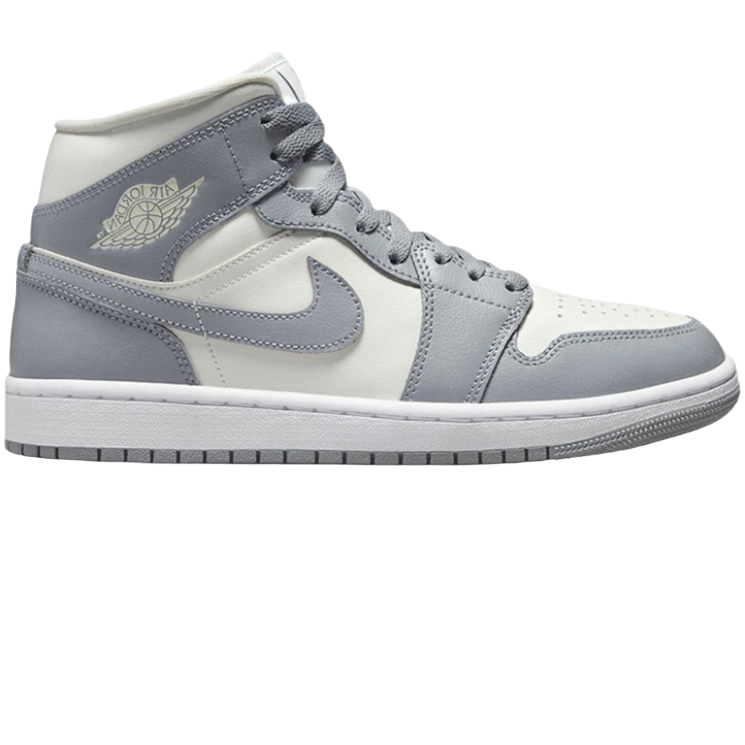 Nike Air Jordan 1 Mid Grey Sail | BQ6472-115