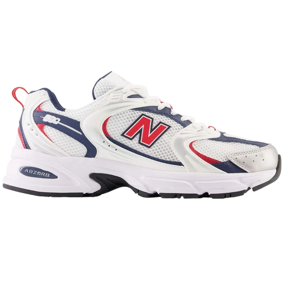 New Balance 530 Low White Team Red Navy | MR530LO