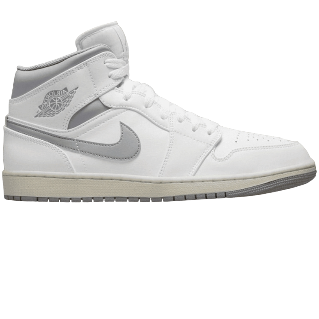 Nike Air Jordan 1 Mid White | 554725-135 Nike Air Jordan 1 Mid White | 554725-135