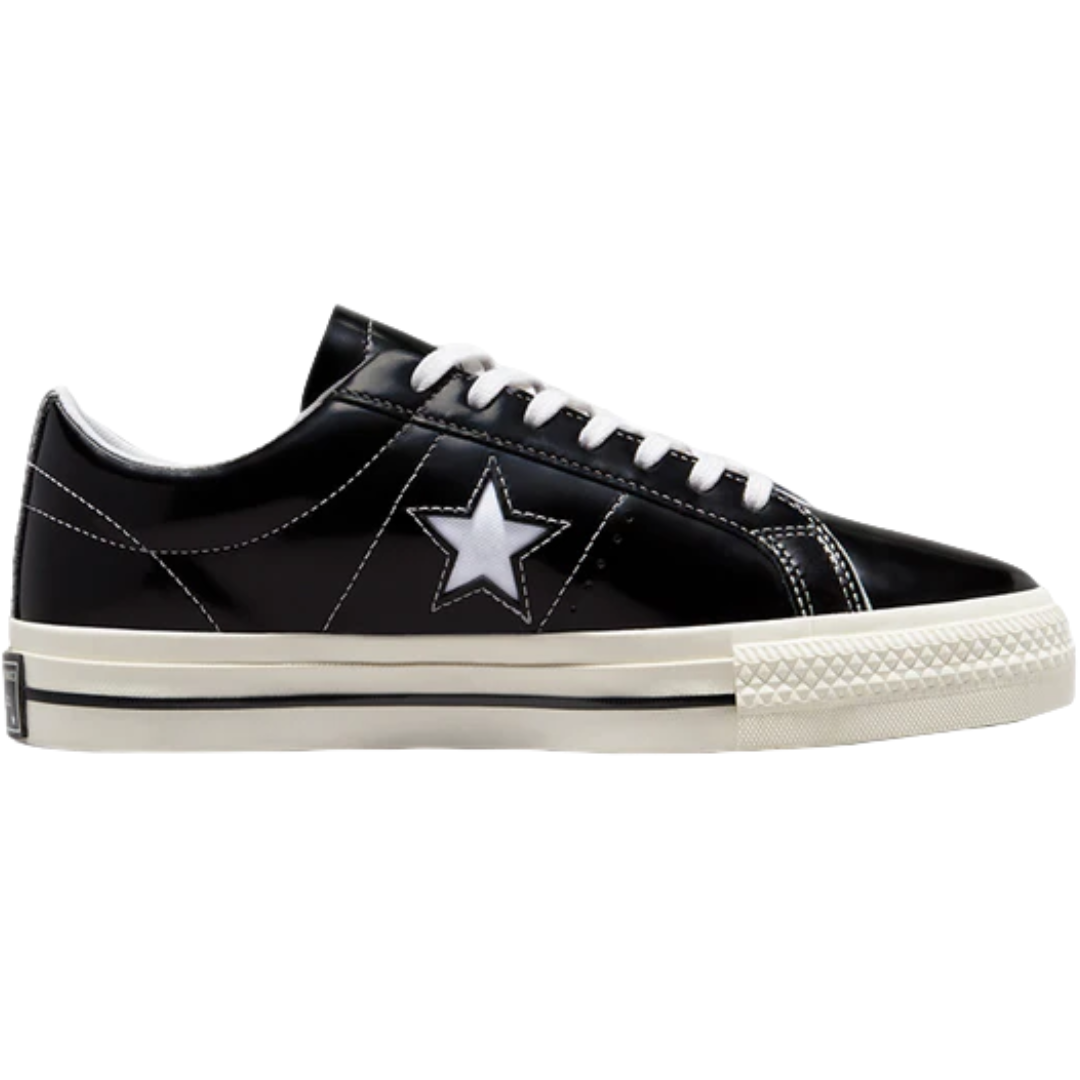 Converse One Star Low Black Patent | 171588C