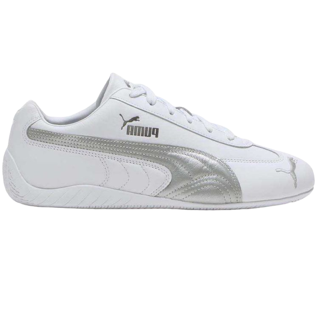 Puma Speedcat OG Leather White Silver | 401603-03 Puma Speedcat OG Leather White Silver | 401603-03