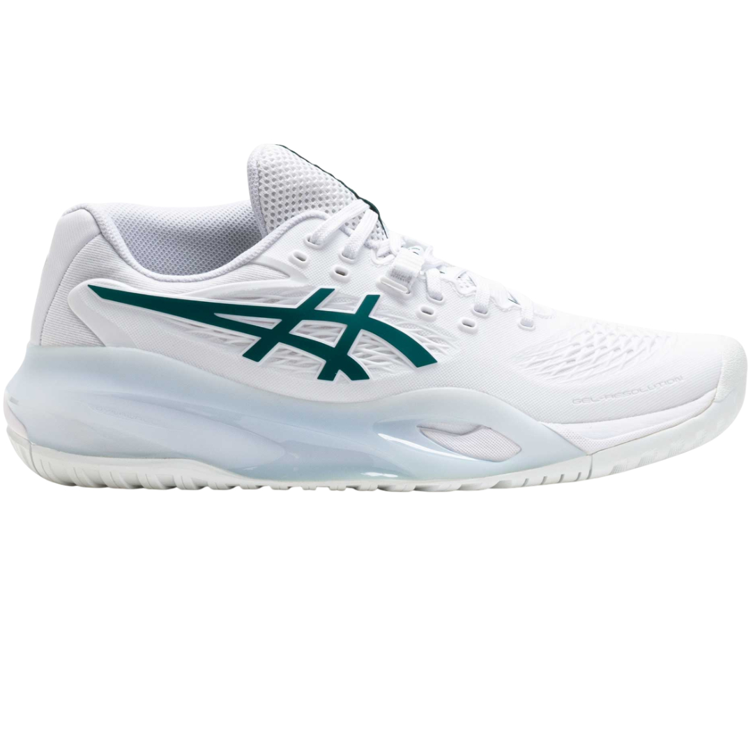 Asics Gel Resolution X White Pitch Green | 1042A279-103 Asics Gel Resolution X White Pitch Green | 1042A279-103