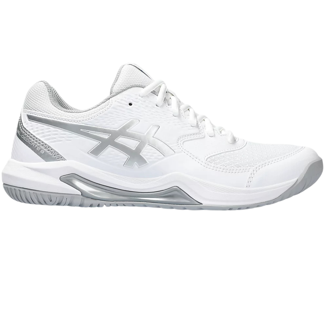 Asics Gel Dedicate 8 White Pure Silver | 1042A237-101 Asics Gel Dedicate 8 White Pure Silver | 1042A237-101