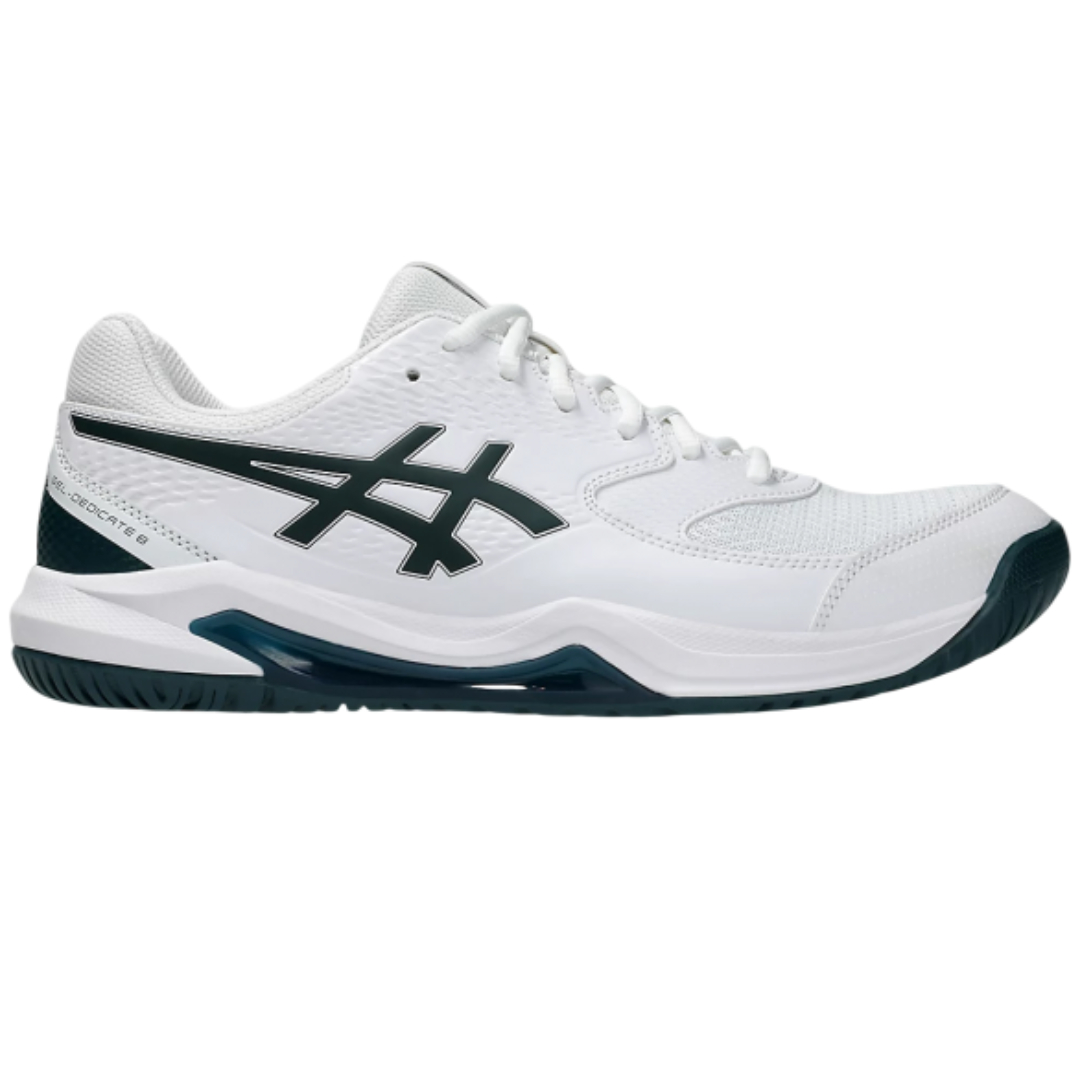 Asics Gel Dedicate 8 White/Saxon Green | 1041A408-104 Asics Gel Dedicate 8 White/Saxon Green | 1041A408-104