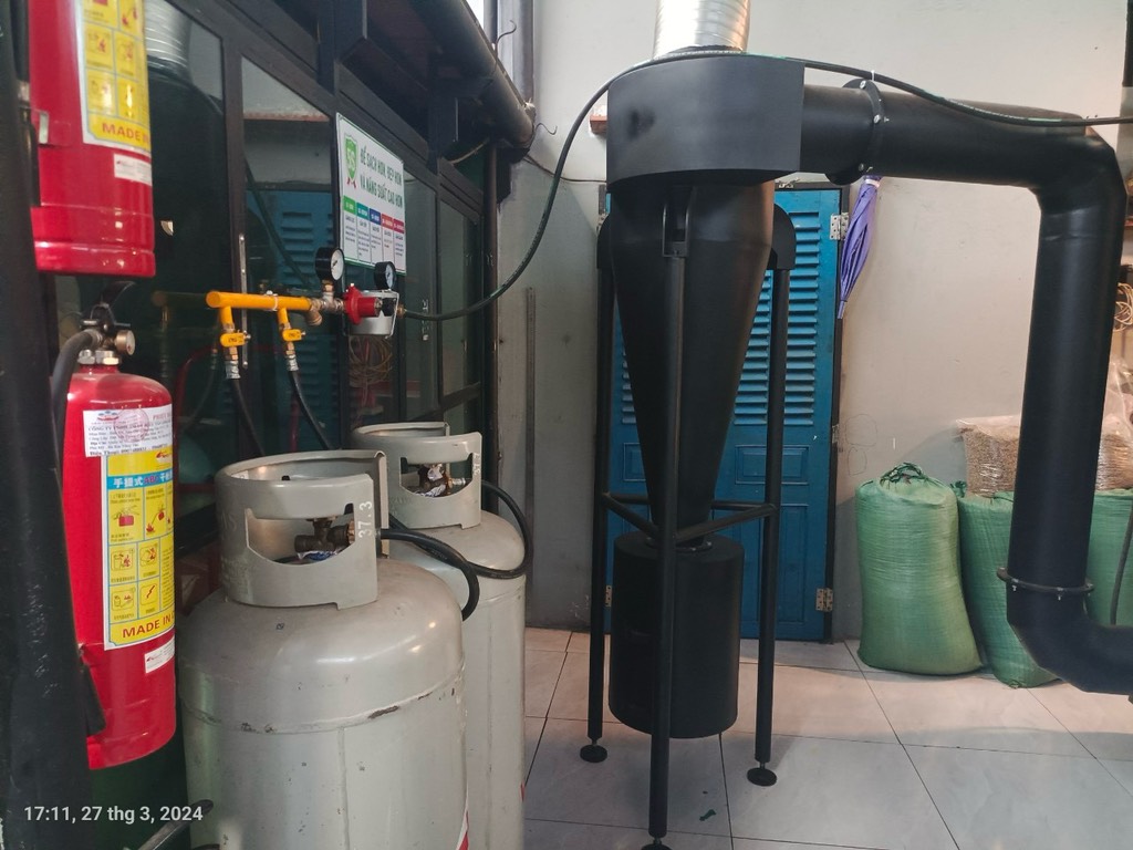 Bộ chia gas 2 bình lọc sơ cấp, thứ cấp và điều áp tổng reca italia