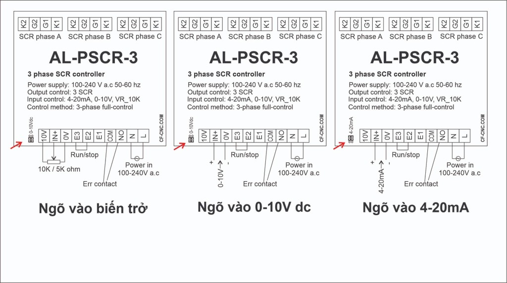 Board mạch điều khiển SCR 3 pha toàn kỳ AL-PSCR-3