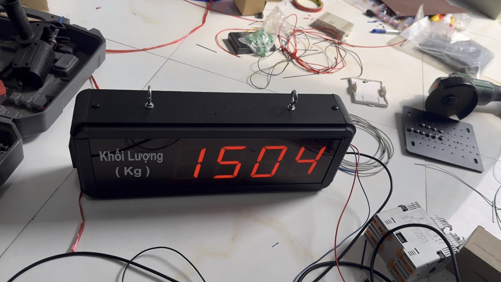 Bảng led 7 đoạn hiển thị 0-10V, 4-20mA