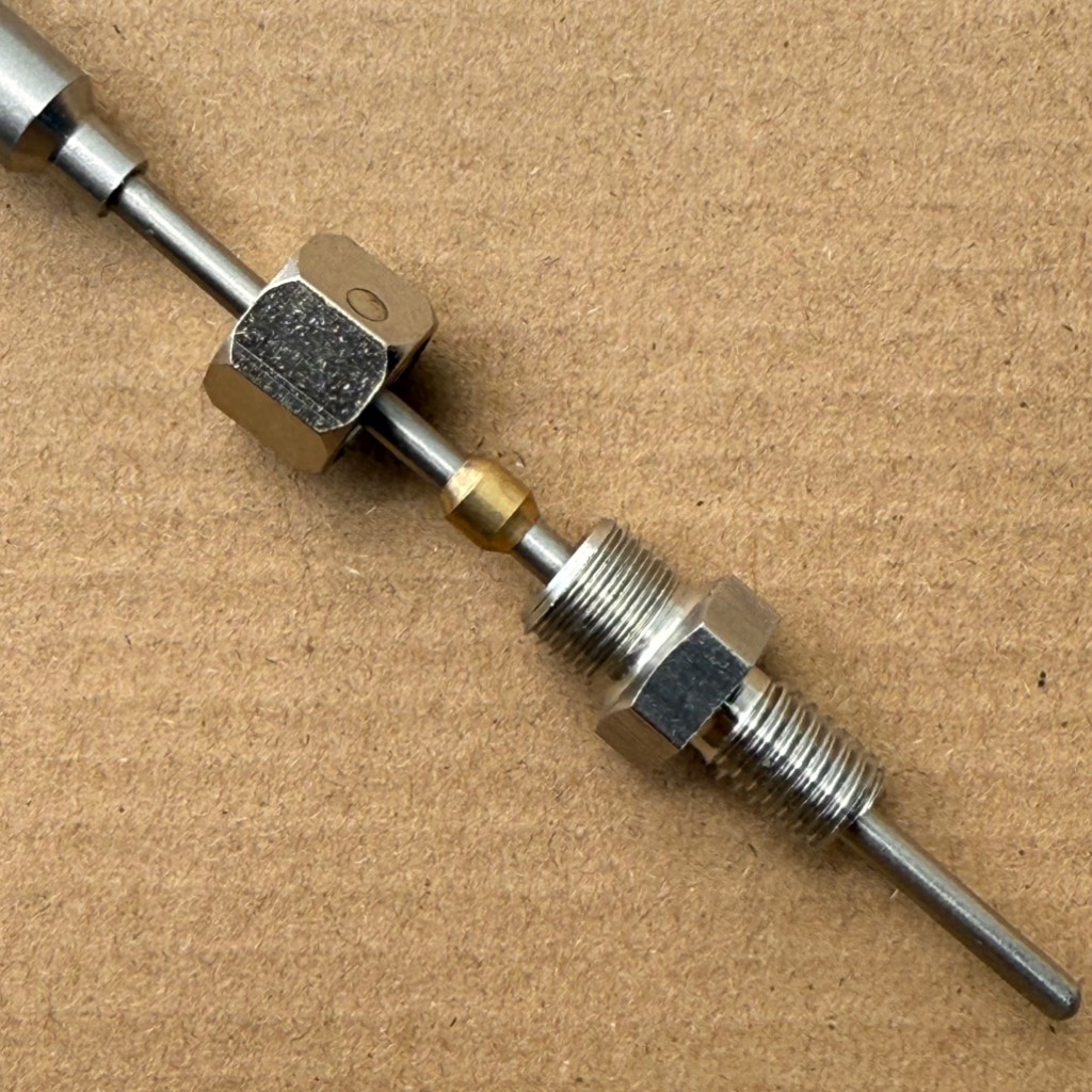 Đầu ren cố định cảm biến trượt được phi 3 ren 9,6 R1/8 ren M8