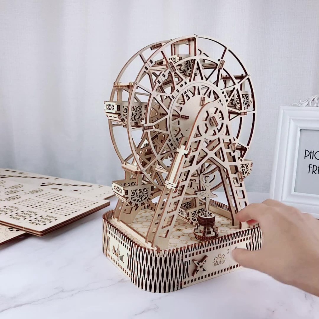 Mô hình Hộp nhạc Bánh xe Đu quay Ferris Wheel G602 Uguter