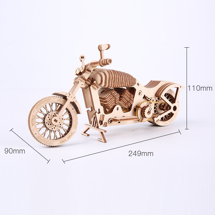 Mô hình Chuyển động Xe máy Harley Uguter U506