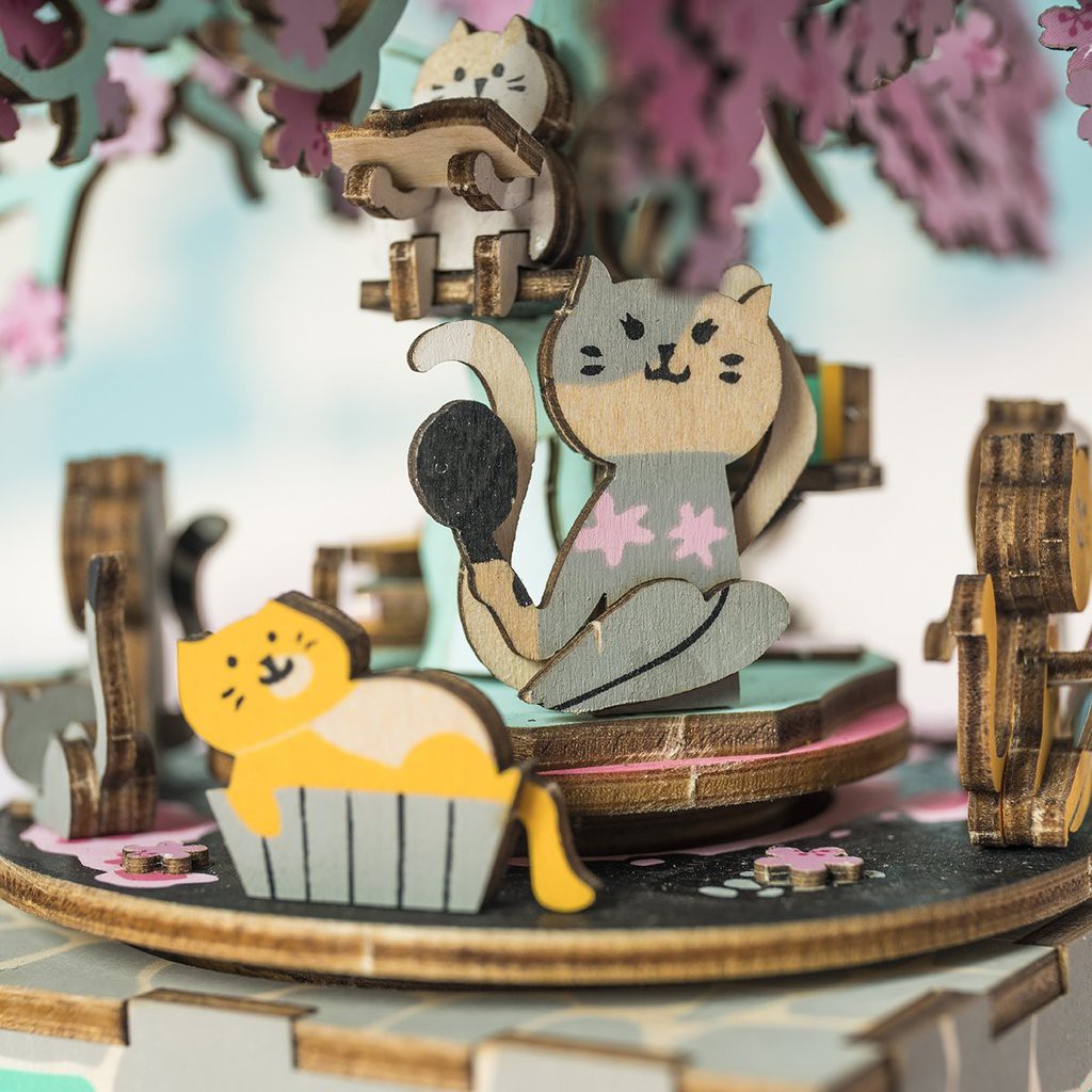 Mô hình Hộp nhạc Cherry Blossom Tree AM409 Music Box