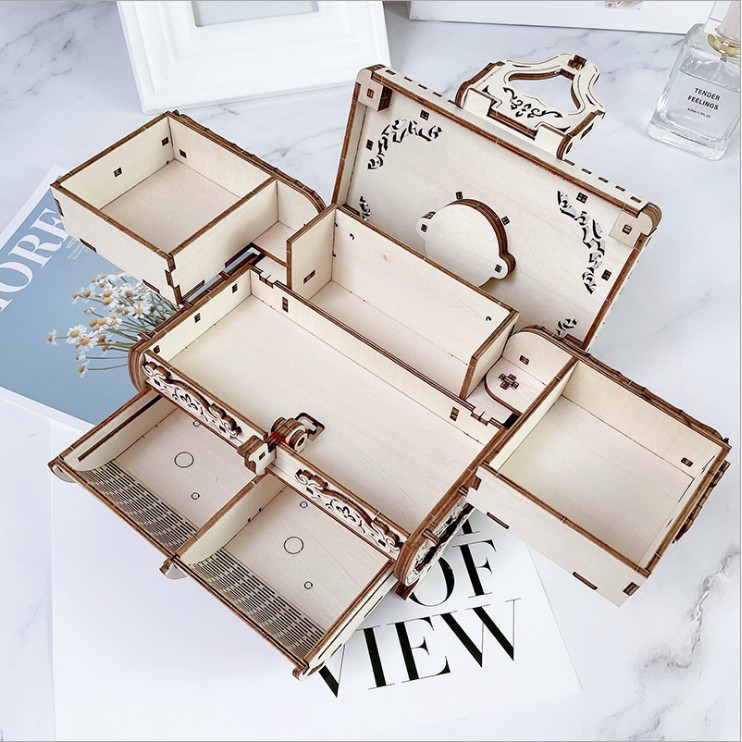 Mô hình Chuyển động Hộp Trang sức cổ Antique Box T707d Uguter Loại thường