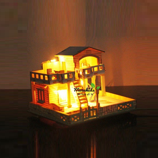 Đồ chơi lắp ráp gỗ 3D Mô hình Lembongan Island Villa