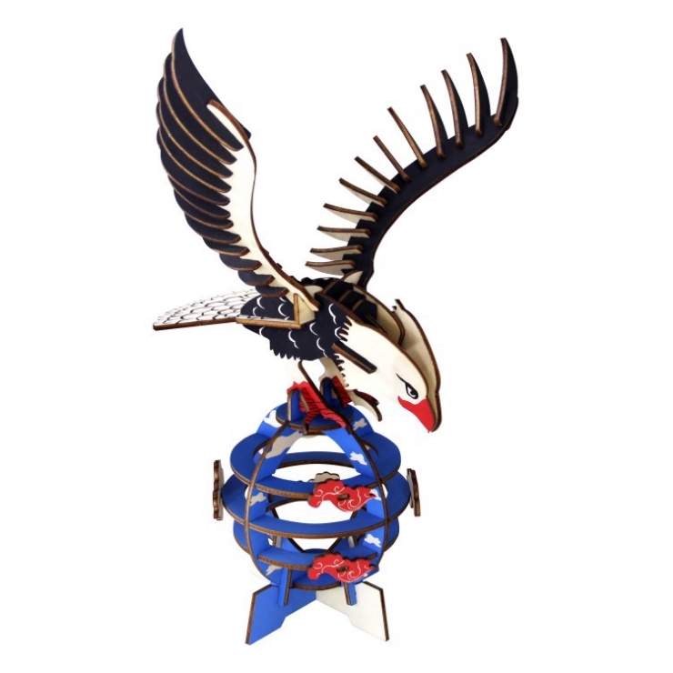 Đồ chơi lắp ráp gỗ 3D Mô hình Đại Bàng Eagle LC-GE008