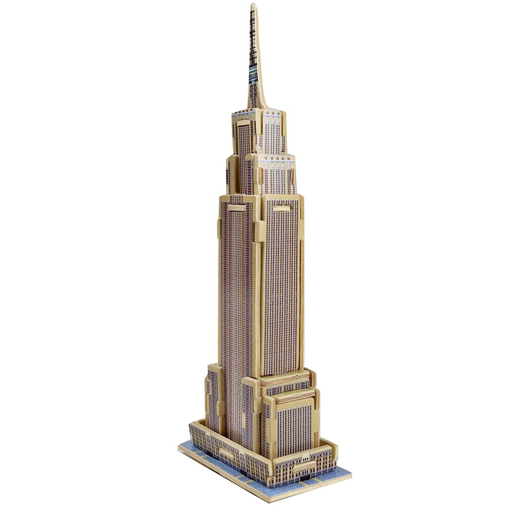 Đồ chơi lắp ráp gỗ 3D Mô hình Empire State Buliding MJ203