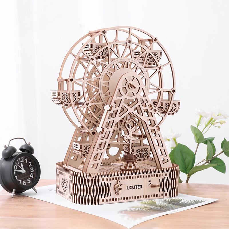 Mô hình Hộp nhạc Bánh xe Đu quay Ferris Wheel G602 Uguter