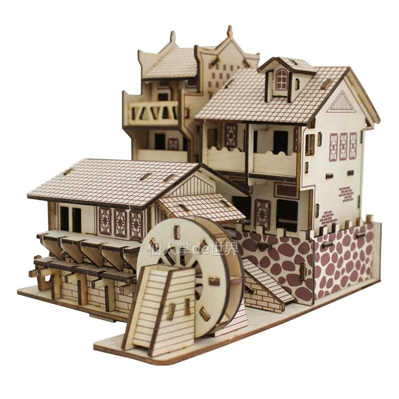 Đồ chơi lắp ráp gỗ 3D Mô hình Phượng hoàng Cổ Trấn