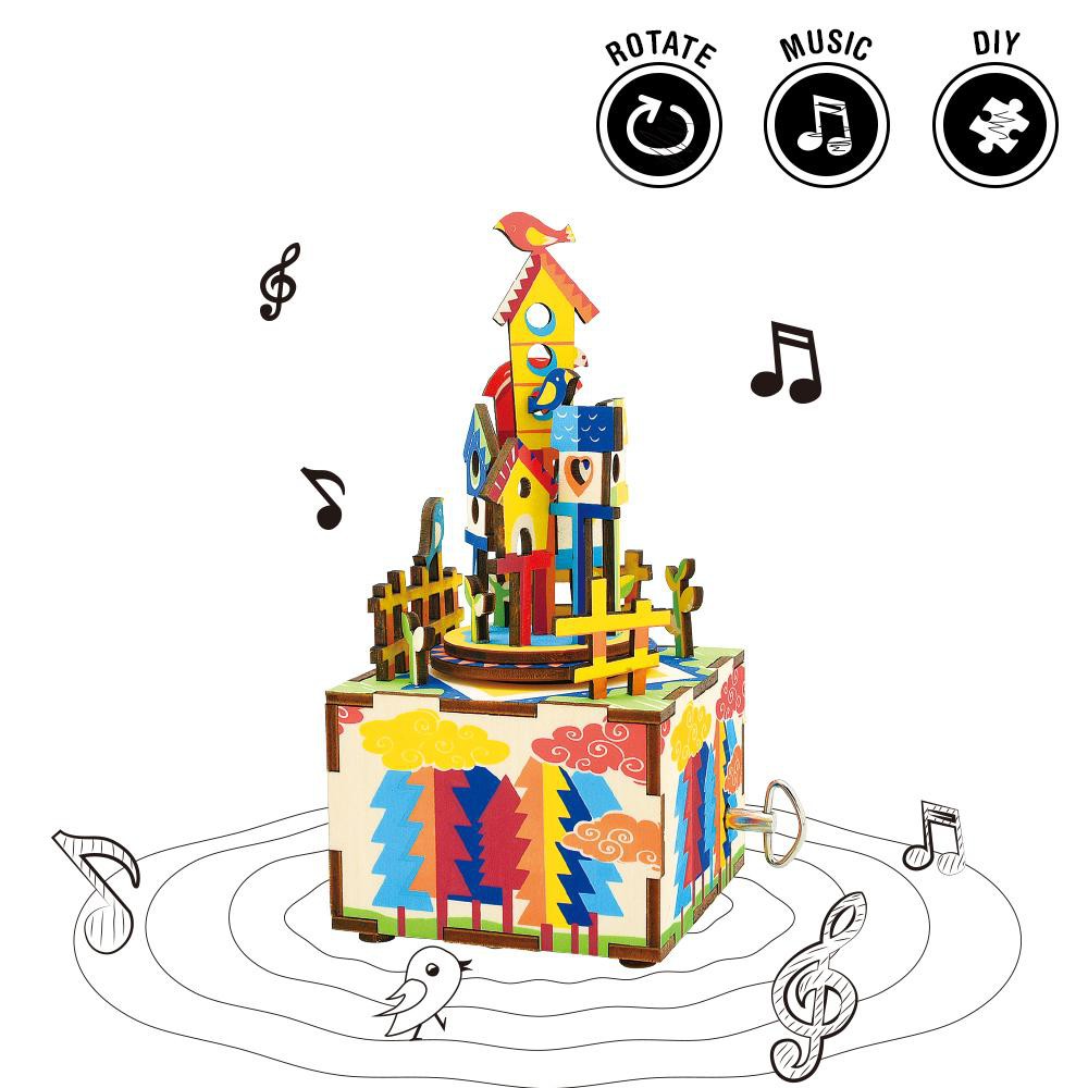 Mô hình Hộp nhạc Lâu đài trên Mây - Castle in the Sky Music Box Robotime