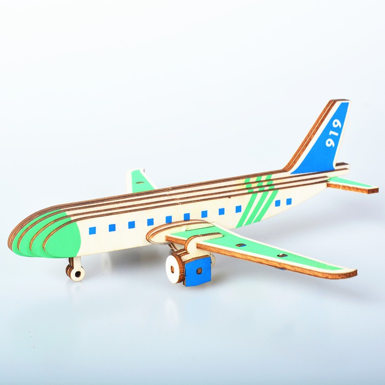 Đồ chơi lắp ghép Mô hình Máy bay C919 Passenger Laser